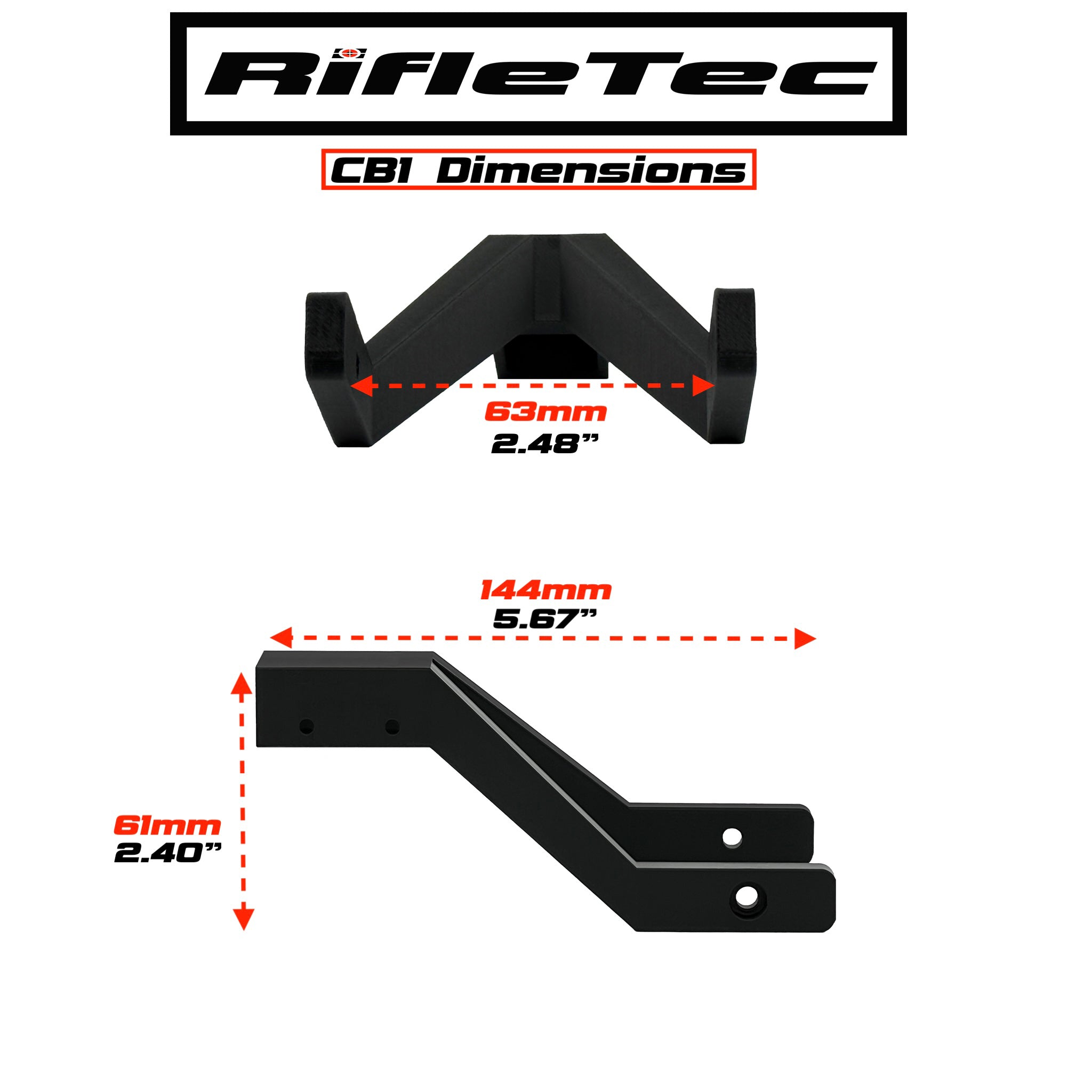 RifleTec CB1 Bracket for the FX Pocket Chronograph V2