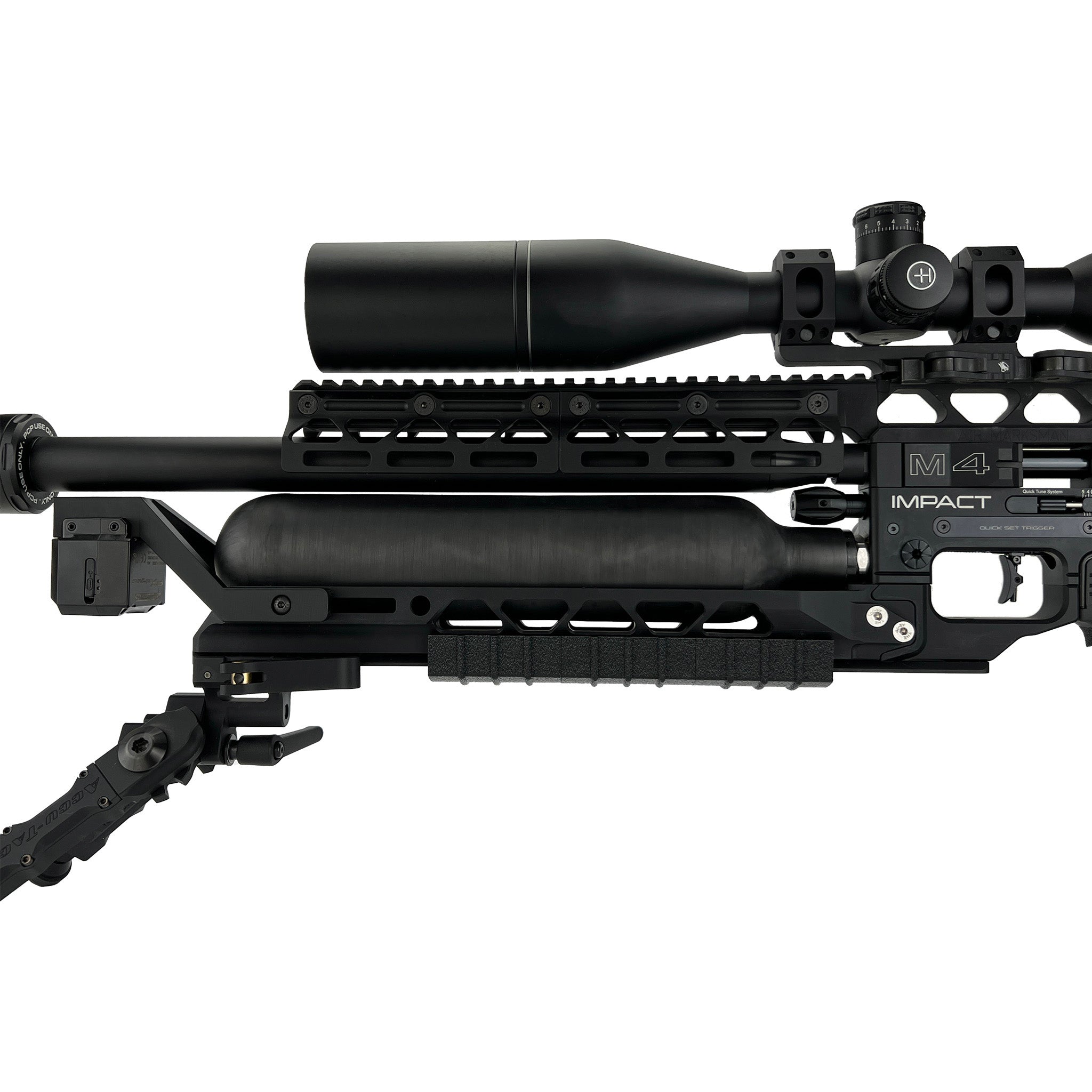 RifleTec LG1 Custom Fit Grips for AirMarksman Loki Rails 2.5" Sections (3 Pack)